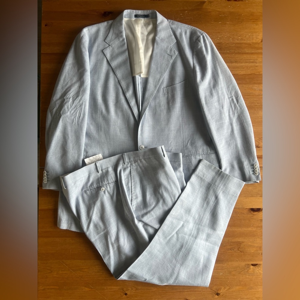 Suitsupply Pale Blue Two-Piece Men's Suit